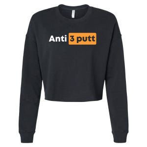 Anti 3 Putt Cropped Pullover Crew