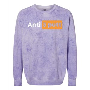 Anti 3 Putt Colorblast Crewneck Sweatshirt