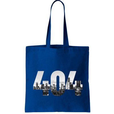Atlanta 404 Area Code Skyline Atl Georgia Vintage Bag