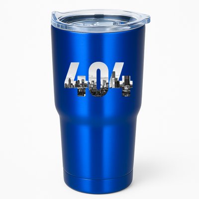 Atlanta 404 Area Code Skyline Atl Georgia Vintage Tumbler