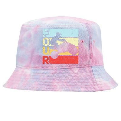 ATV 4th Birthday Party ATV 4 Wheeler Quad Theme Birthday Tie-Dyed Bucket Hat