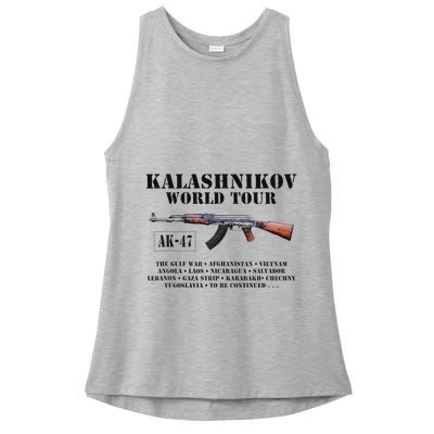 Ak 47 Kalashnikov World Ladies PosiCharge Tri-Blend Wicking Tank