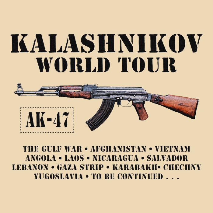 Ak 47 Kalashnikov World Zip Tote Bag