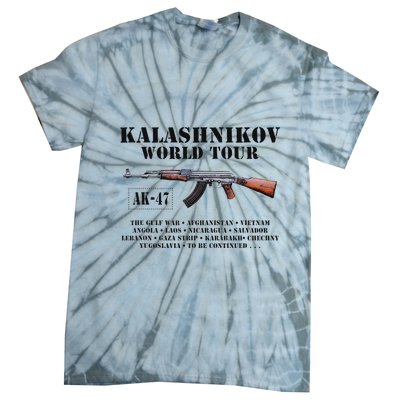 Ak 47 Kalashnikov World Tie-Dye T-Shirt