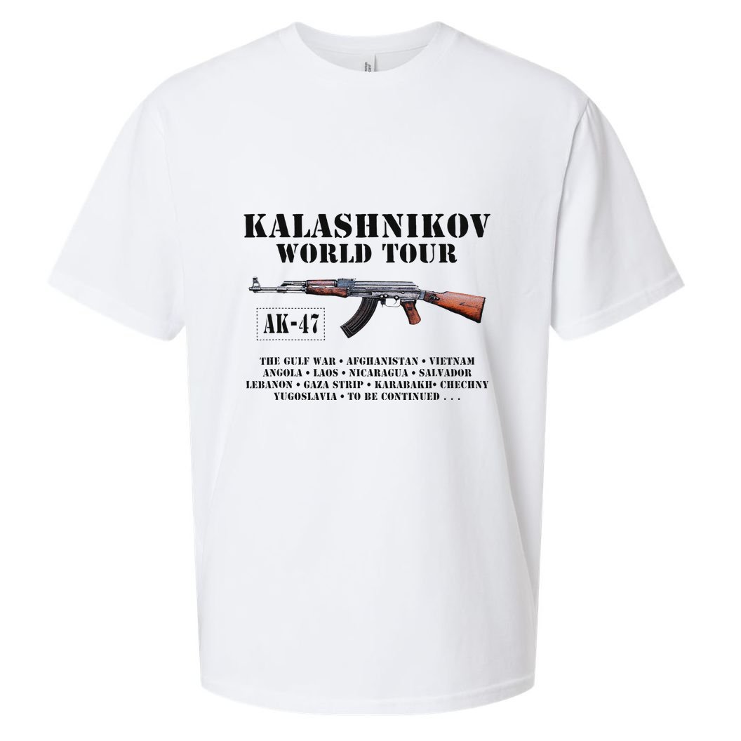 Ak 47 Kalashnikov World Sueded Cloud Jersey T-Shirt