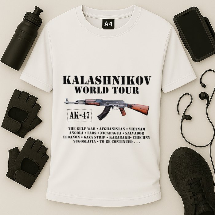Ak 47 Kalashnikov World Cooling Performance Crew T-Shirt