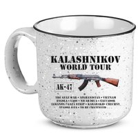 Ak 47 Kalashnikov World 15oz Campfire Ceramic Mug