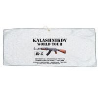 Ak 47 Kalashnikov World Large Microfiber Waffle Golf Towel