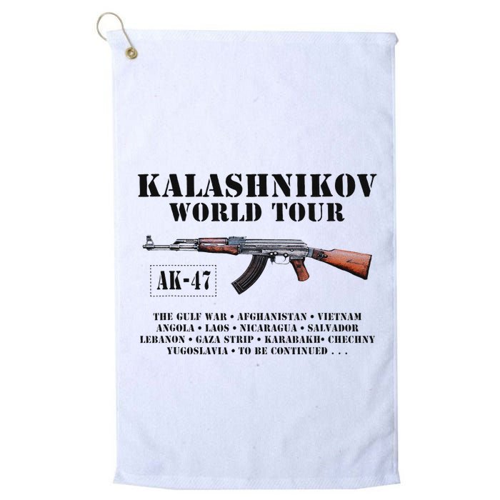 Ak 47 Kalashnikov World Golf Towel
