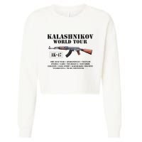Ak 47 Kalashnikov World Cropped Pullover Crew