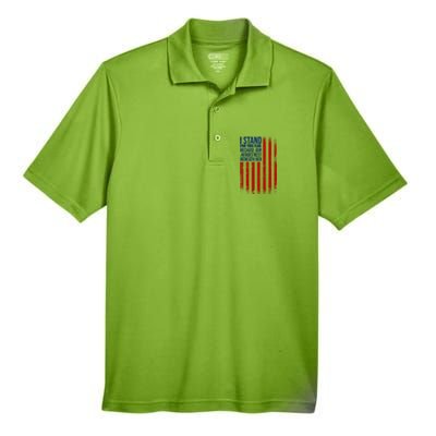 I stand for the flag because hero's lay beneath it. Men's Origin Performance Pique Polo