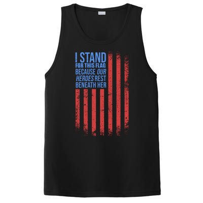 I stand for the flag because hero's lay beneath it. PosiCharge Competitor Tank