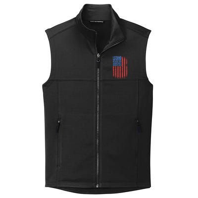 I stand for the flag because hero's lay beneath it. Collective Smooth Fleece Vest