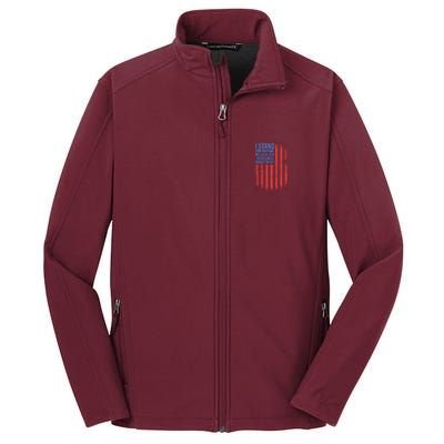 I stand for the flag because hero's lay beneath it. Core Soft Shell Jacket