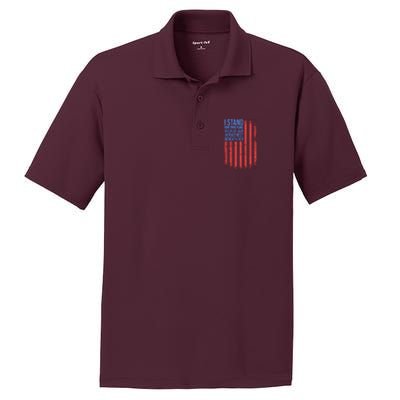 I stand for the flag because hero's lay beneath it. PosiCharge RacerMesh Polo