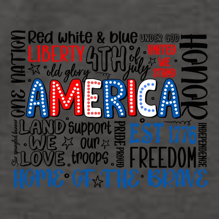 America 4th Of July Quotes Vector Backpack
