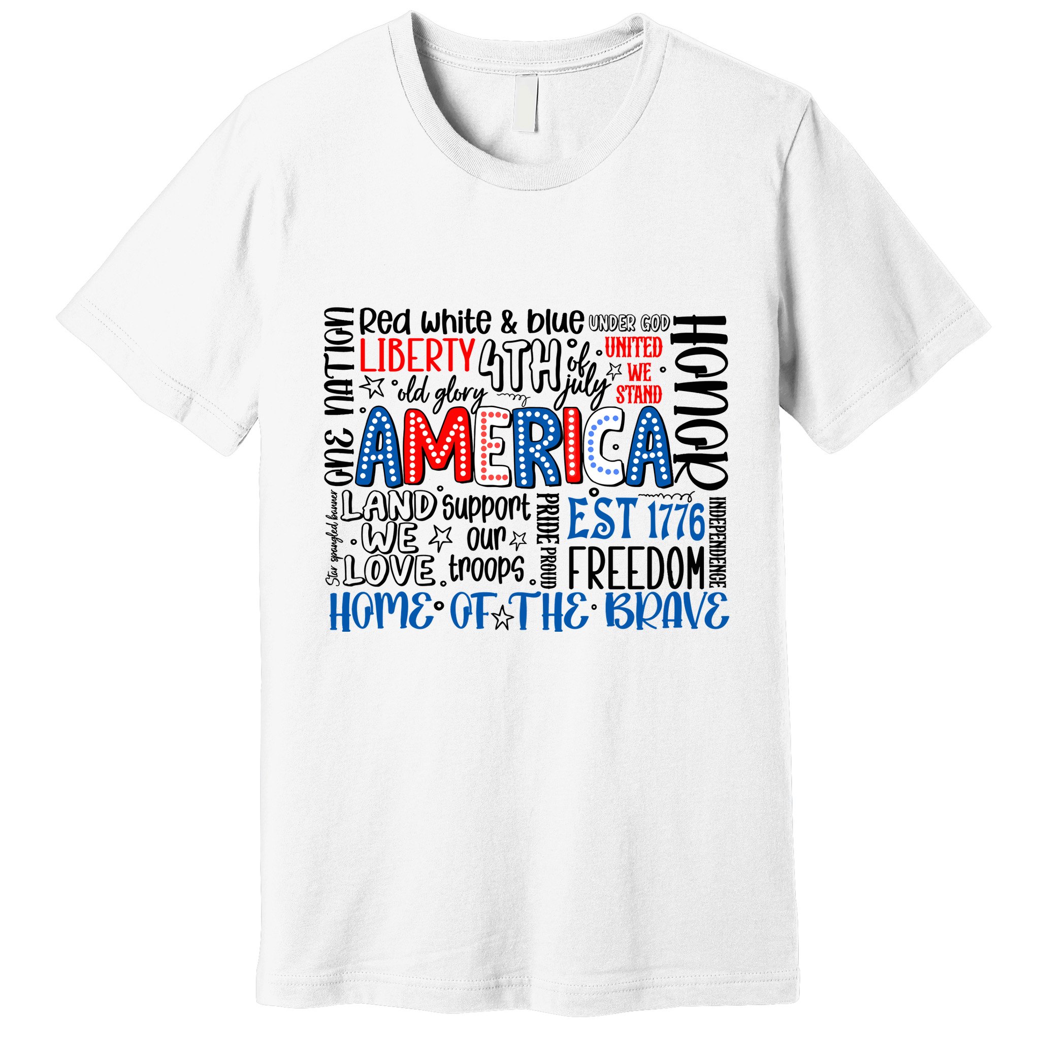 America 4th Of July Quotes Premium T-Shirt