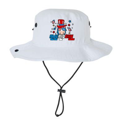 Americorn 4th Of July Boy Girl Unicorn American Patriotic Legacy Cool Fit Booney Bucket Hat