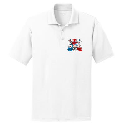 Americorn 4th Of July Boy Girl Unicorn American Patriotic PosiCharge RacerMesh Polo