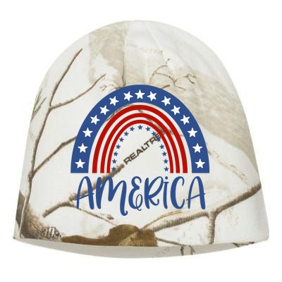 America 4th Of July Rainbow USA Kati - Camo Knit Beanie