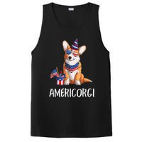 Americorgi 4Th Of July Independence Day Corgi Lovers PosiCharge Competitor Tank