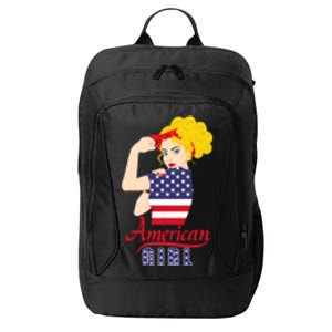 American 4Th Of July Labor Day Strong Red Bandana Cute Gift City Backpack