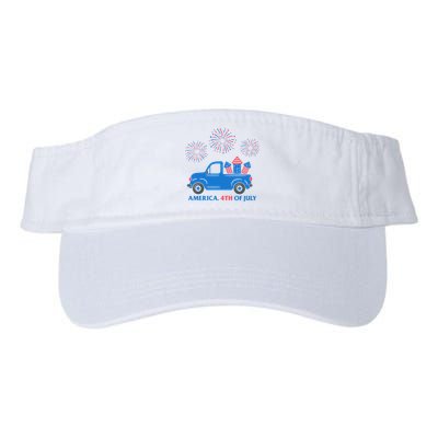 America 4th Of July Firework Truck Visor