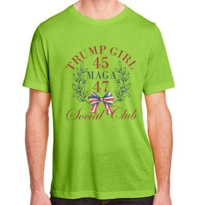 American 4th Of July Trump Girl Adult ChromaSoft Performance T-Shirt