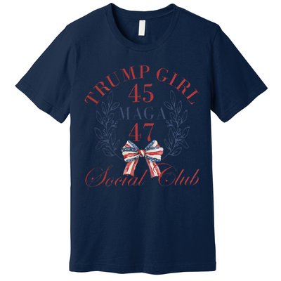 American 4th Of July Trump Girl Premium T-Shirt