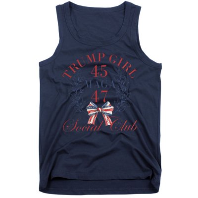 American 4th Of July Trump Girl Tank Top