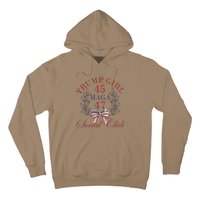 American 4th Of July Trump Girl Hoodie