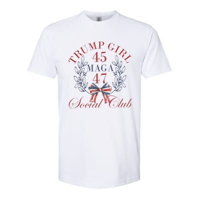 American 4th Of July Trump Girl Softstyle CVC T-Shirt