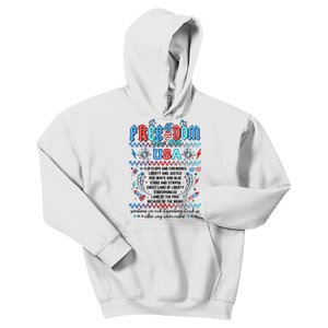 America 4th Of July 1776 Independence Day Kids Hoodie