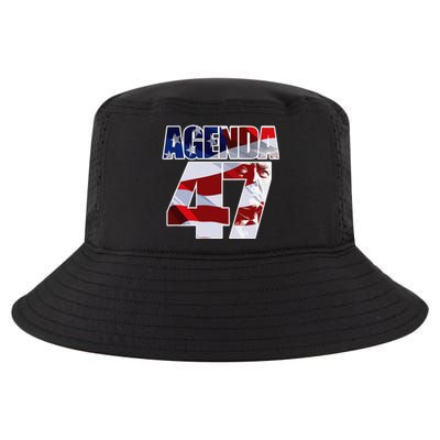 Agenda 47 Patriotic Trump ReElection Campaign Design Cool Comfort Performance Bucket Hat