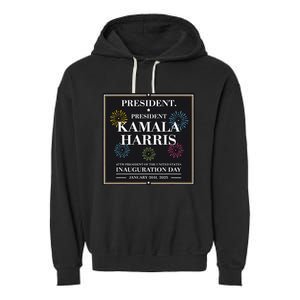 America’S 47th President Kamala Harris Inaugurated Garment-Dyed Fleece Hoodie