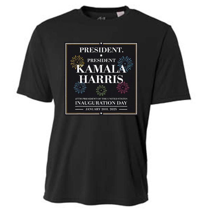 America’S 47th President Kamala Harris Inaugurated Cooling Performance Crew T-Shirt