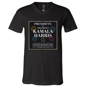 America’S 47th President Kamala Harris Inaugurated V-Neck T-Shirt