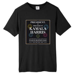 America’S 47th President Kamala Harris Inaugurated Tall Fusion ChromaSoft Performance T-Shirt