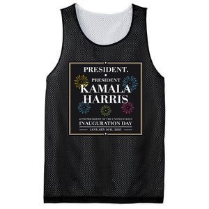 America’S 47th President Kamala Harris Inaugurated Mesh Reversible Basketball Jersey Tank