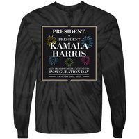 America’S 47th President Kamala Harris Inaugurated Tie-Dye Long Sleeve Shirt