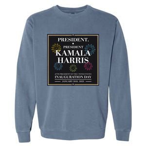 America’S 47th President Kamala Harris Inaugurated Garment-Dyed Sweatshirt