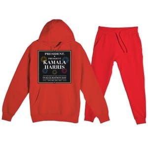 America’S 47th President Kamala Harris Inaugurated Premium Hooded Sweatsuit Set