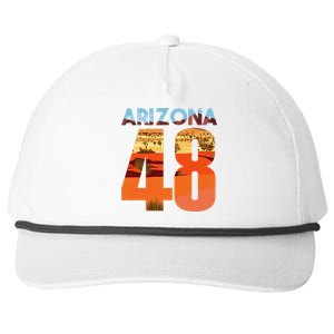 Arizona 48th State Souvenir Arizona 48 Cactus Snapback Five-Panel Rope Hat