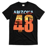 Arizona 48th State Souvenir Arizona 48 Cactus T-Shirt