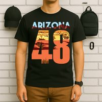 Arizona 48th State Souvenir Arizona 48 Cactus T-Shirt