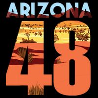 Arizona 48th State Souvenir Arizona 48 Cactus T-Shirt