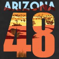 Arizona 48th State Souvenir Arizona 48 Cactus 11oz C Handle Ceramic Mug