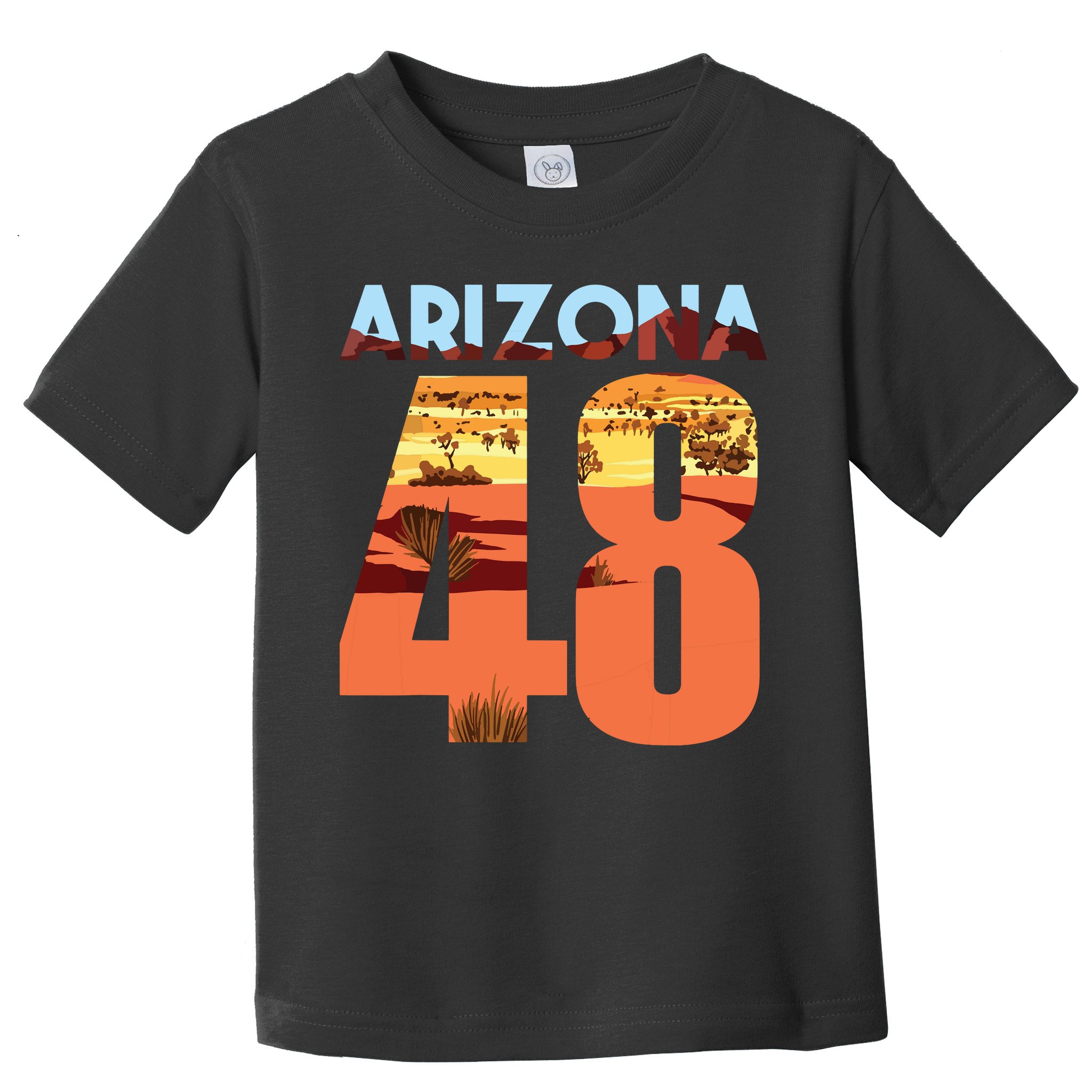 Arizona 48th State Souvenir Arizona 48 Cactus Toddler T-Shirt