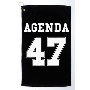 Agenda 47 Trump 2024 Policy Team Style Platinum Collection Golf Towel