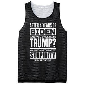 After 4 Years Of Biden And You Still Hate Trump Mesh Reversible Basketball Jersey Tank